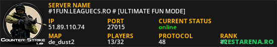 #1FUN.LEAGUECS.RO # [ULTIMATE FUN MODE]