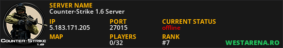 Counter-Strike 1.6 Server